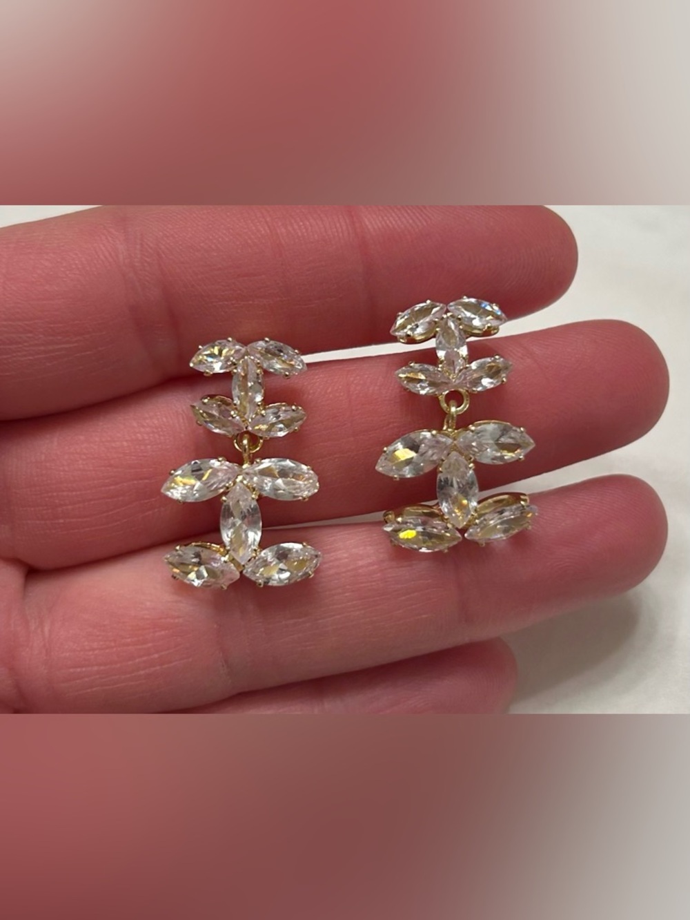 CC Crystal Drop Earrings